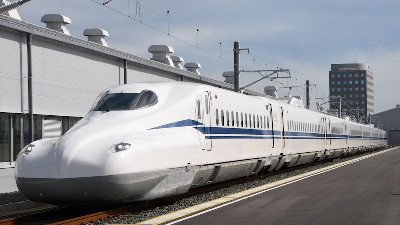 東海道新幹線「N700S」（編集部撮影）