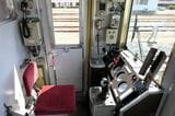 2610系の運転席（記者撮影）