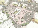 地上階のイメージ。東側（左）と西側（右）を結ぶ自由通路が2本整備される（画像提供：渋谷駅前エリアマネジメント）