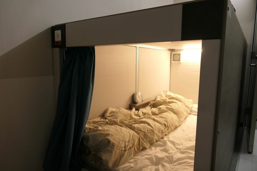 副駅長用のスペース（記者撮影）