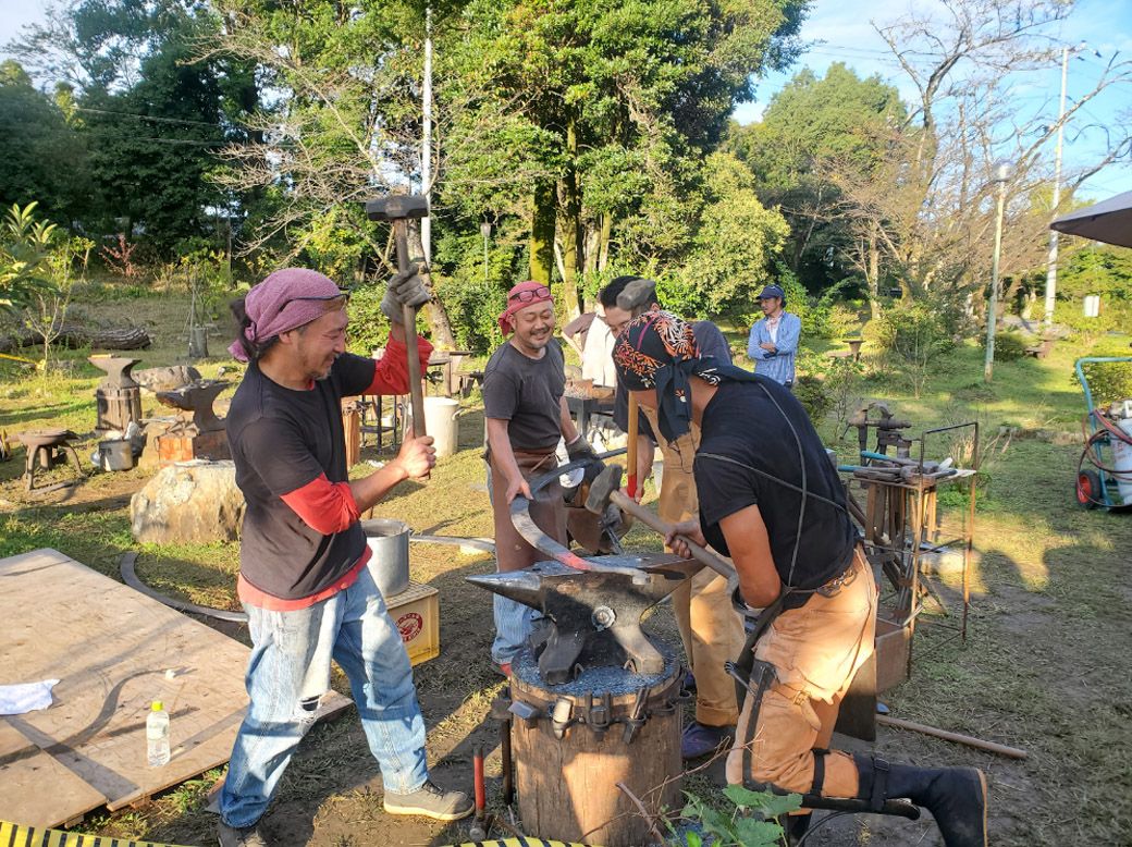 「ライブ鍛鉄」の様子