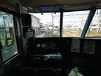 運転席越しの前面展望