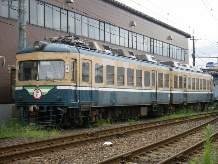 北府駅の側線に置かれていた200形