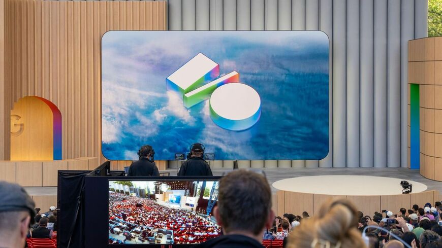 5月20日に開催されたGoogleの年次イベント「Google I/O 2025」（筆者撮影）