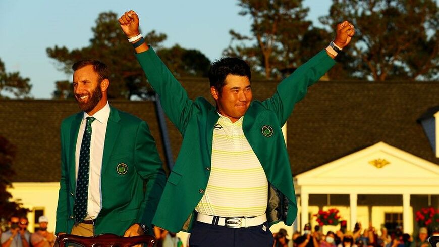 日本人初のマスターズ制覇を果たした松山英樹選手（写真提供：TBSテレビ）