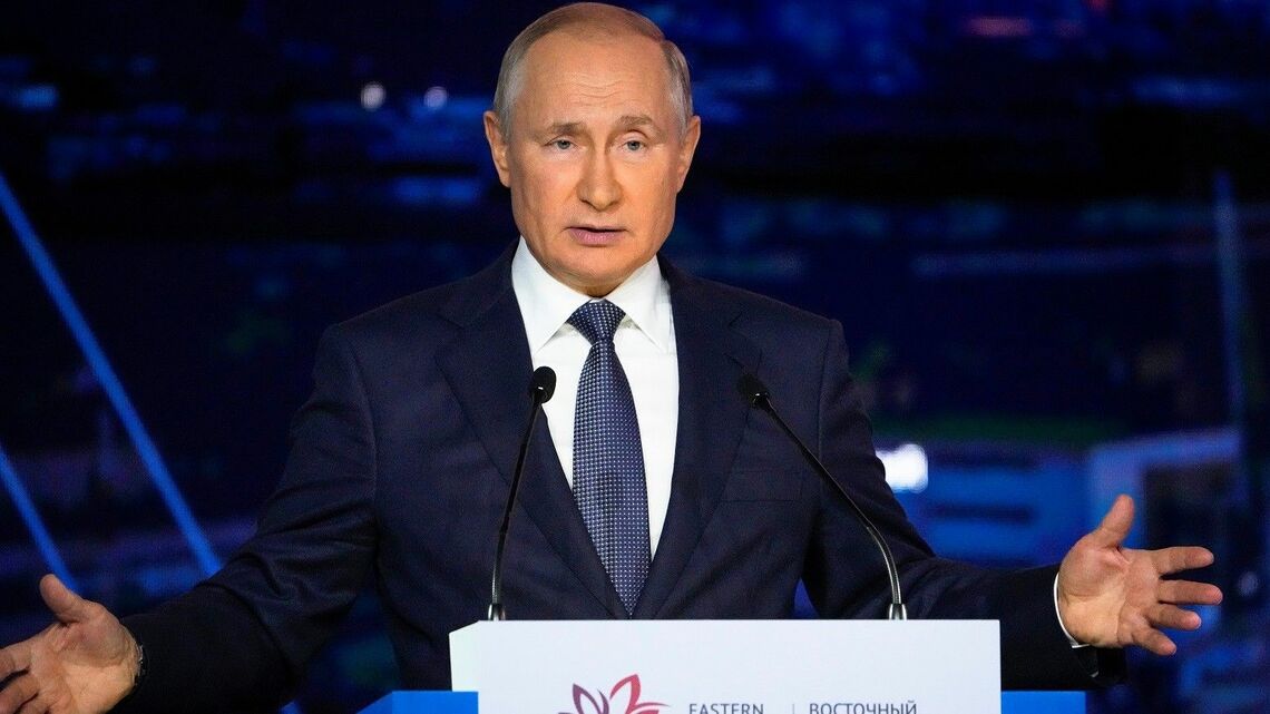 2021年9月の東方経済フォーラムで語るプーチン大統領