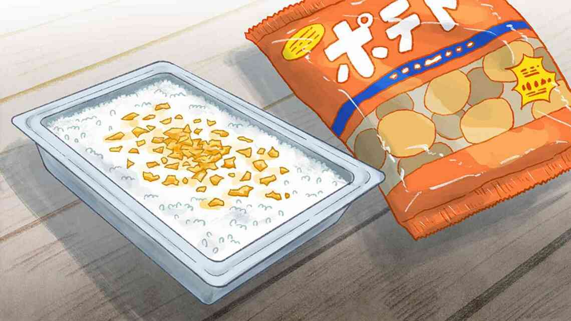 ポテトチップスをふりかけにすることだって「立派な料理」です（イラスト：岡本将徳、画像提供：NHK）この記事の画像を見る(◯枚)