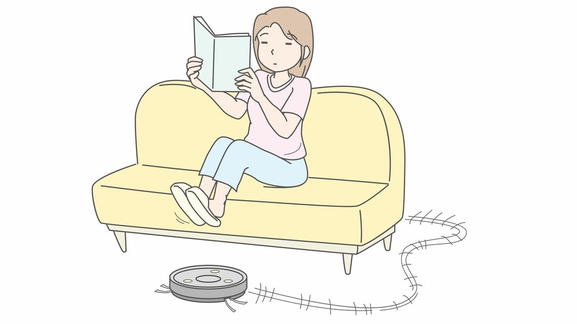2025年はロボット掃除機のターニングポイントになるでしょう(イラスト:poosan/PIXTA)