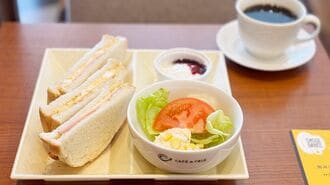 カフェ･ド･クリエの｢650円朝食｣に大満足の朝