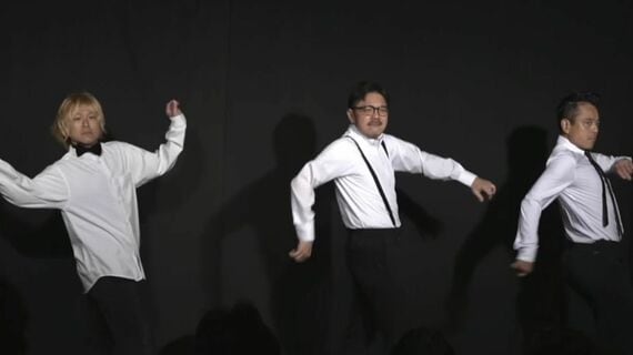 ゲストに世界的パフォーマーGABEZ(左:hitoshi、右:MASA)を迎えての独演会