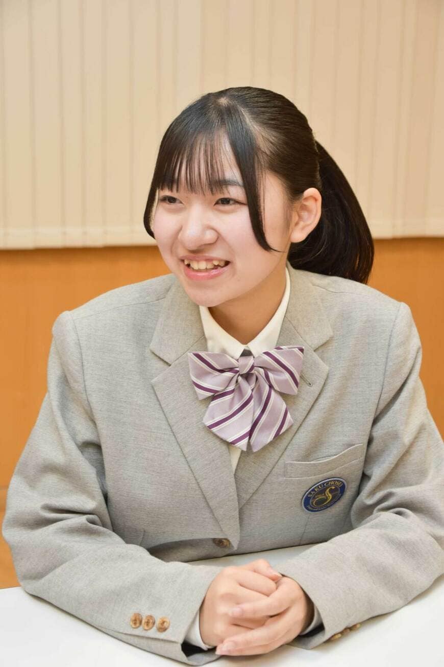 趣味はお菓子作りという勝見奏花さん（写真：松原大輔）