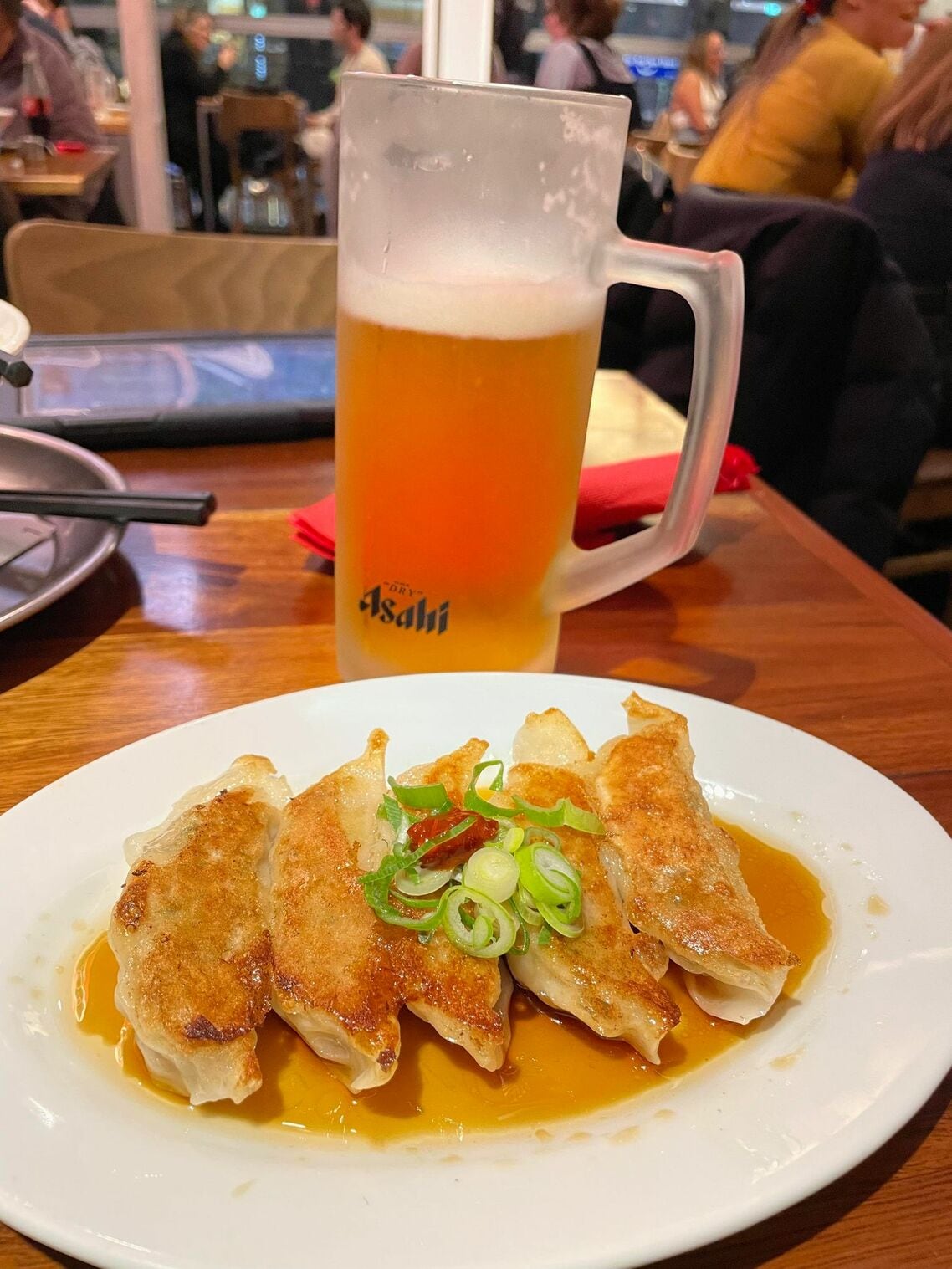 餃子とビール