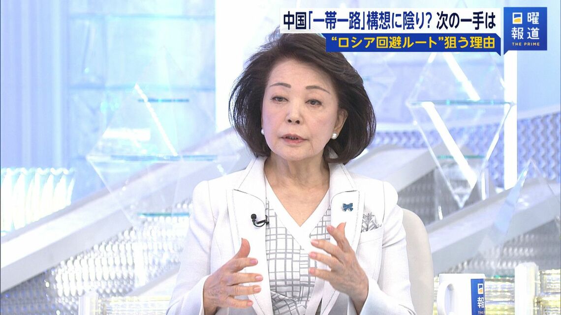 「一帯一路計画は失敗」と断言した櫻井氏（写真：FNNプライムオンライン）