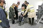 京都鉄道博物館の帰宅困難者対策訓練