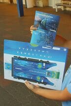 イベントを記念して関係者に配られたペーパークラフト