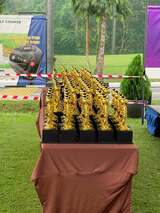 花輪さんの娘さんは、ゴルフを始めて3カ月でジュニアゴルフのコンペティションに参加した（写真：花輪氏提供）