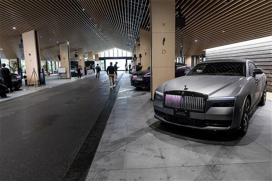 ロールス・ロイス試乗会の様子（写真：三木 宏章）