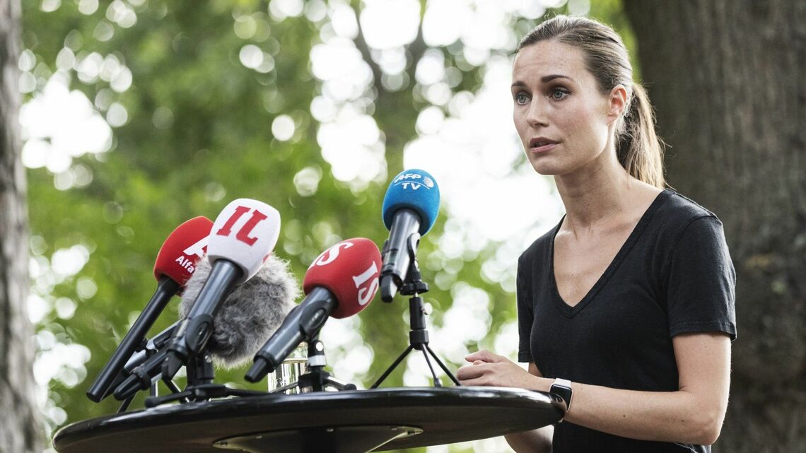 ィンランドのサンナ・マリン首相