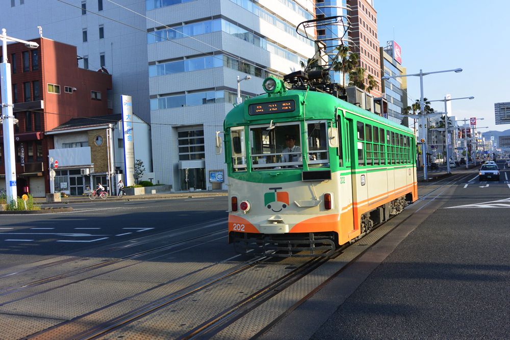 とさでん交通の車両（筆者撮影）