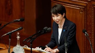 首相の施政方針､具体的指標で市場の信認確保　