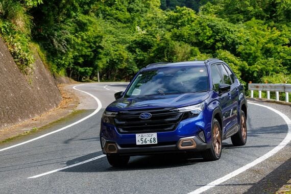 「SPORT EX」のコーナリングは気持ちがいい(写真:SUBARU)