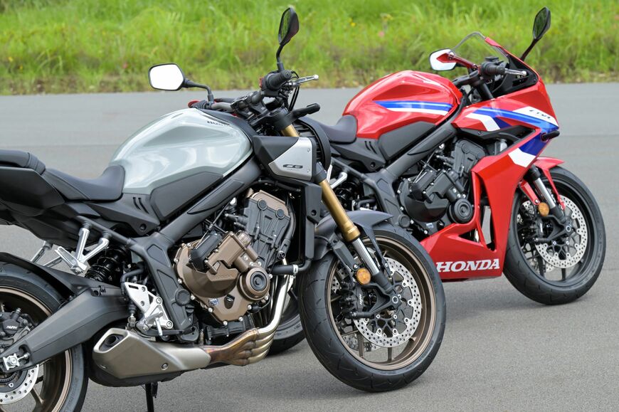 ホンダ「CB650R/CBR650R」のディテールなど（写真：本田技研工業）