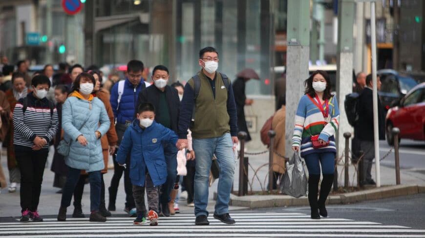 日本の経済は「新型肺炎」が蔓延する前からすでに悪化していた（写真：アフロ）