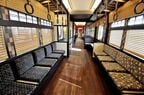「京とれいん雅楽」の車内