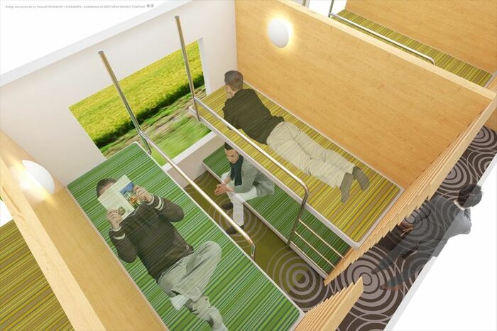 5号車「クシェット」の内装