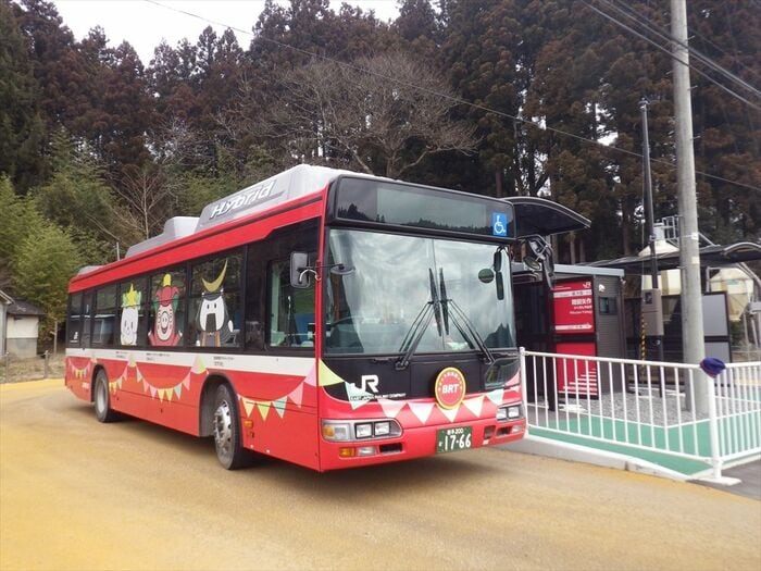 東日本大震災で被災しBRT化された大船渡線