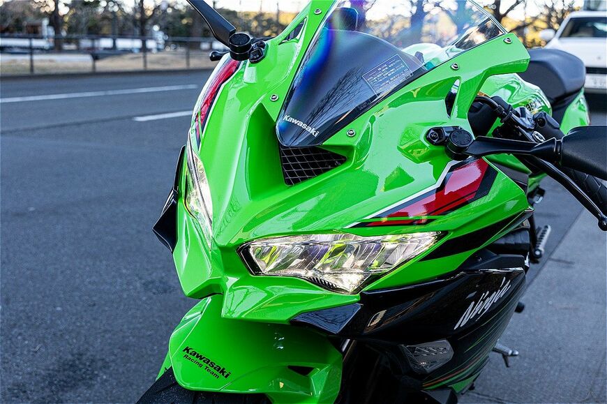 カワサキモータースジャパンのスーパースポーツモデル「Ninja ZX-4RR KRT EDTION」（写真：三木宏章）