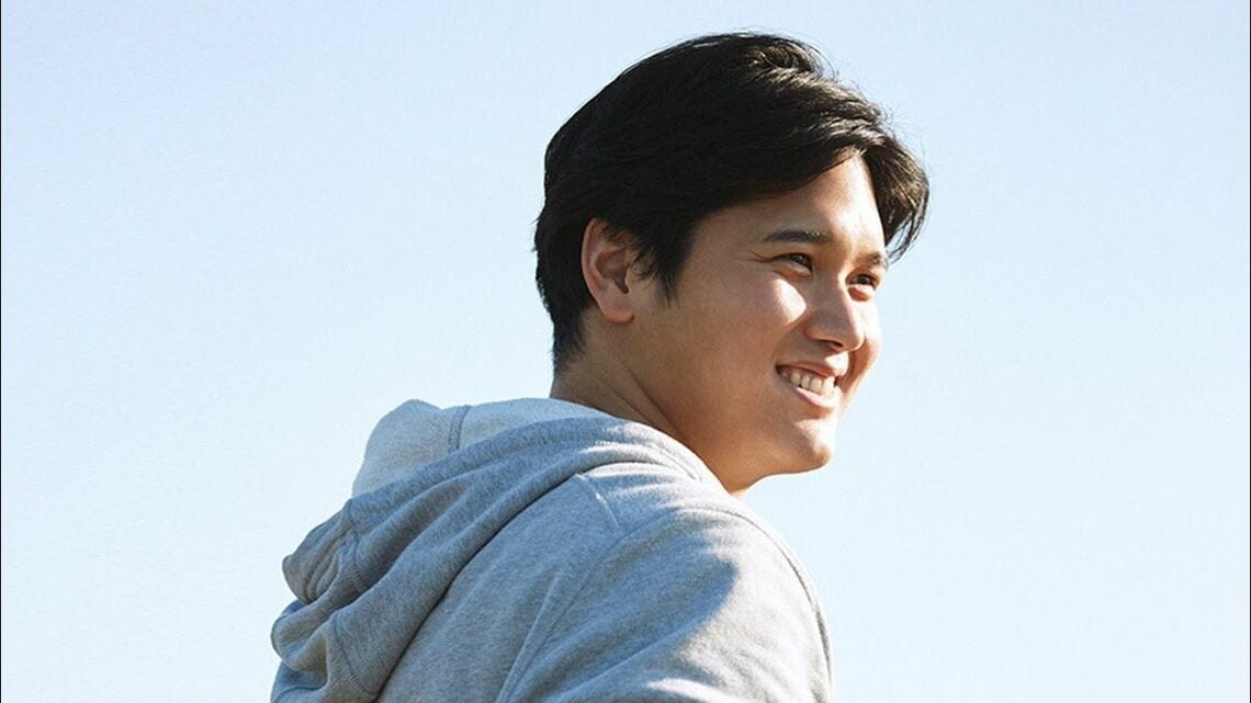 大谷翔平選手（画像：セールスフォース・ジャパンのCM「次の世界へ。失敗の数だけ、成長できる。」編より）
