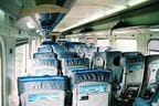 「藍箭」の車内