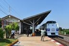 コックサルン駅に到着したキハ183
