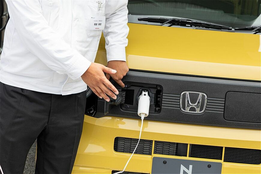 ホンダ新型軽商用EV「N-VAN e:」のディテール（写真：三木宏章）