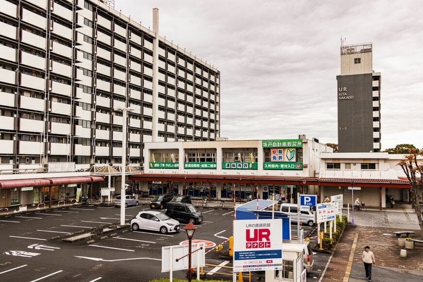北坂戸駅前の団地
