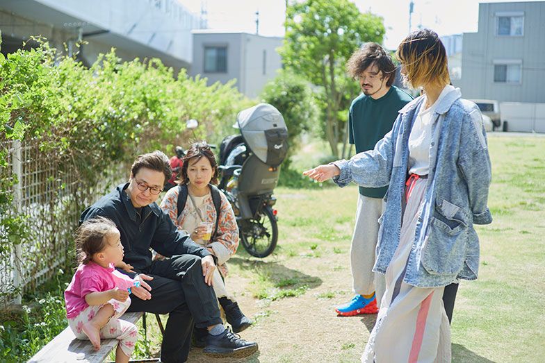 おしゃべり中の宮田さん