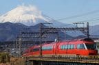 富士山をバックに走るGSE