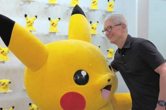 株式会社ポケモンを訪れたティム・クックCEO