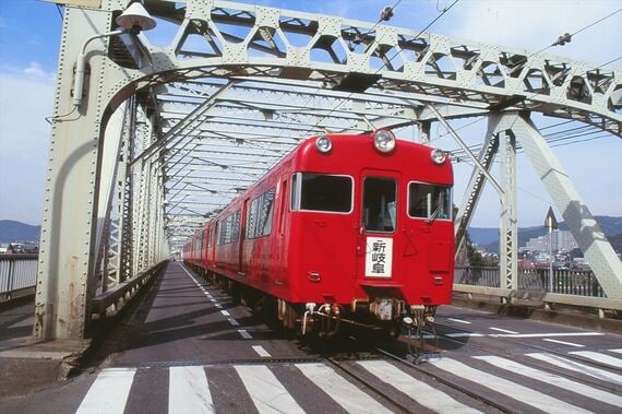 名鉄7300 犬山橋