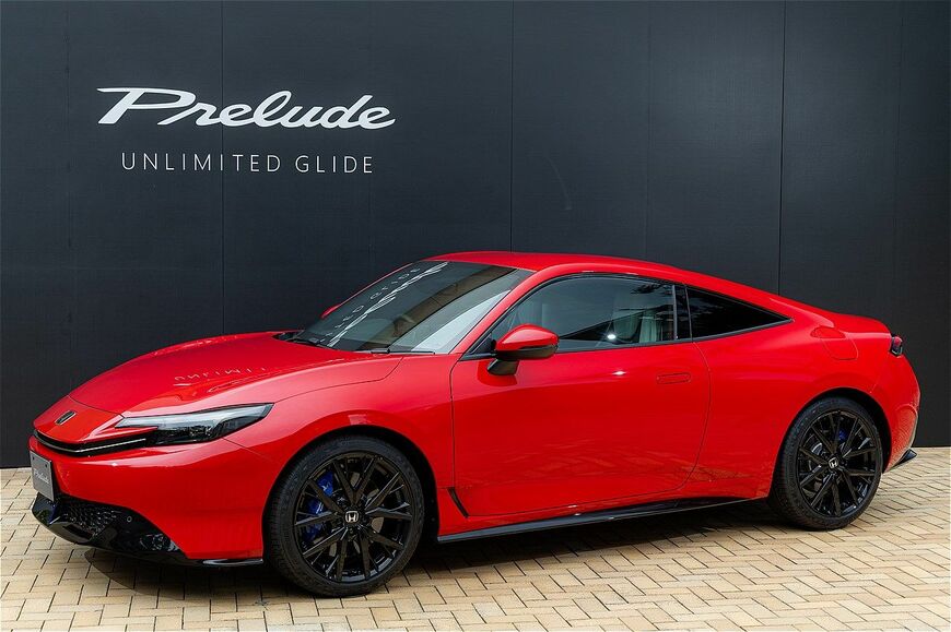 ホンダの新型「プレリュード」（写真：三木 宏章）