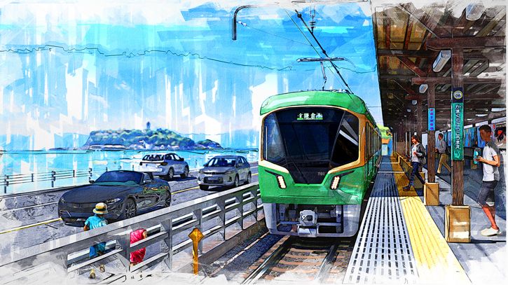 700形の外観イメージ（画像：江ノ島電鉄）