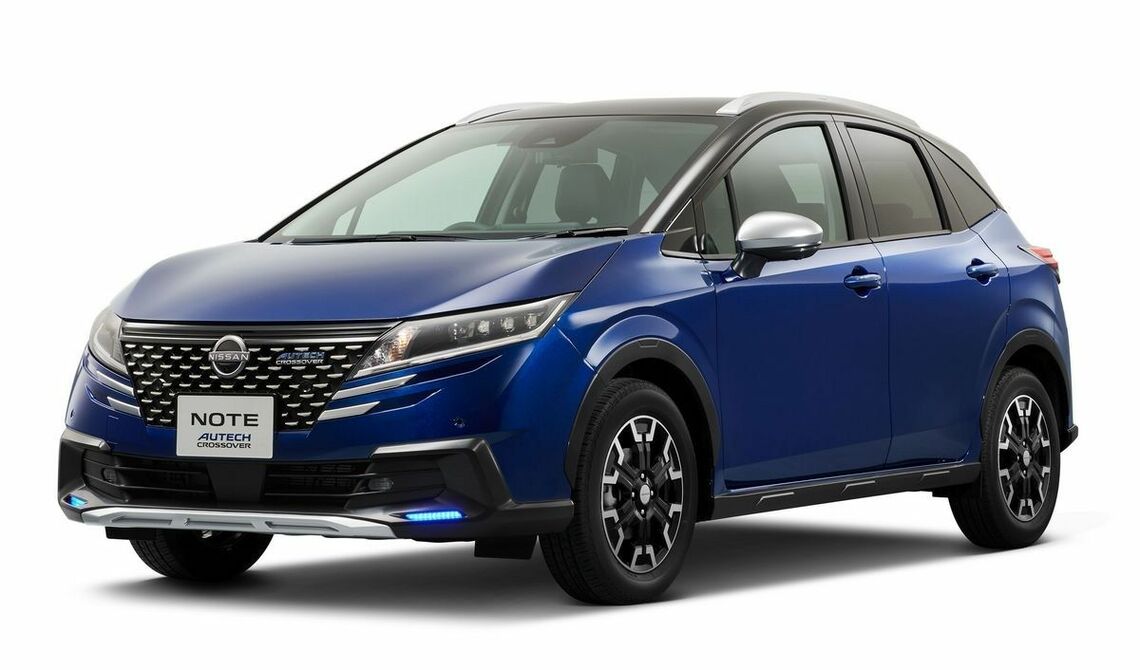 ノートをSUV風にドレスアップした「ノート AUTECH CROSSOVER」（写真：日産自動車）