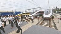 中国｢最高時速450キロ｣高速鉄道車両をお披露目