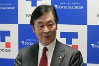 東ガス社長､累進配当を明示し増配の実現検討