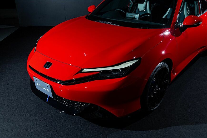 ホンダの新型「プレリュード」（写真：三木 宏章）