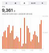 仕事の繁忙期で時間的余裕がない年末年始も、なんとか9000歩を超えている（写真：筆者提供）