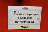 ドゥカティの1975年式「900スーパースポーツ」（筆者撮影）