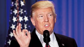 トランプ法人税改革､目玉は｢国境調整税｣