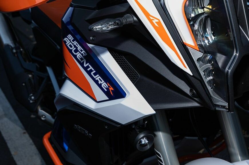 KTM「1290 スーパーアドベンチャーR」のディテール（東洋経済オンライン編集部撮影）
